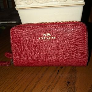 ❤️❤️Red Coach Wallet ❤️❤️ L5*H3*W1